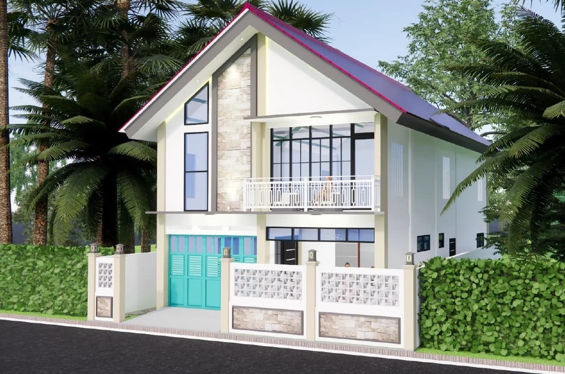 Rumah Tinggal Modern 2 Lantai